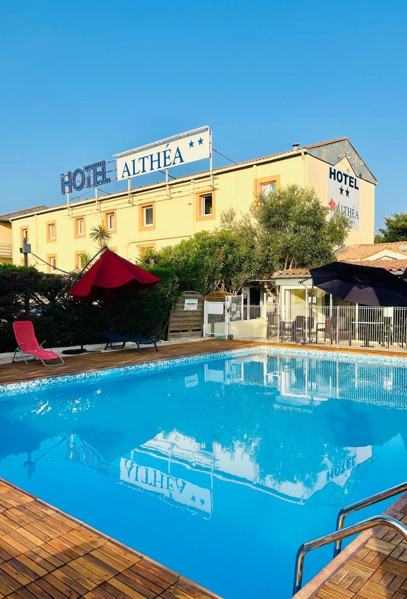 Hôtel Althea - Piscine et Sauna Béziers Exterior foto