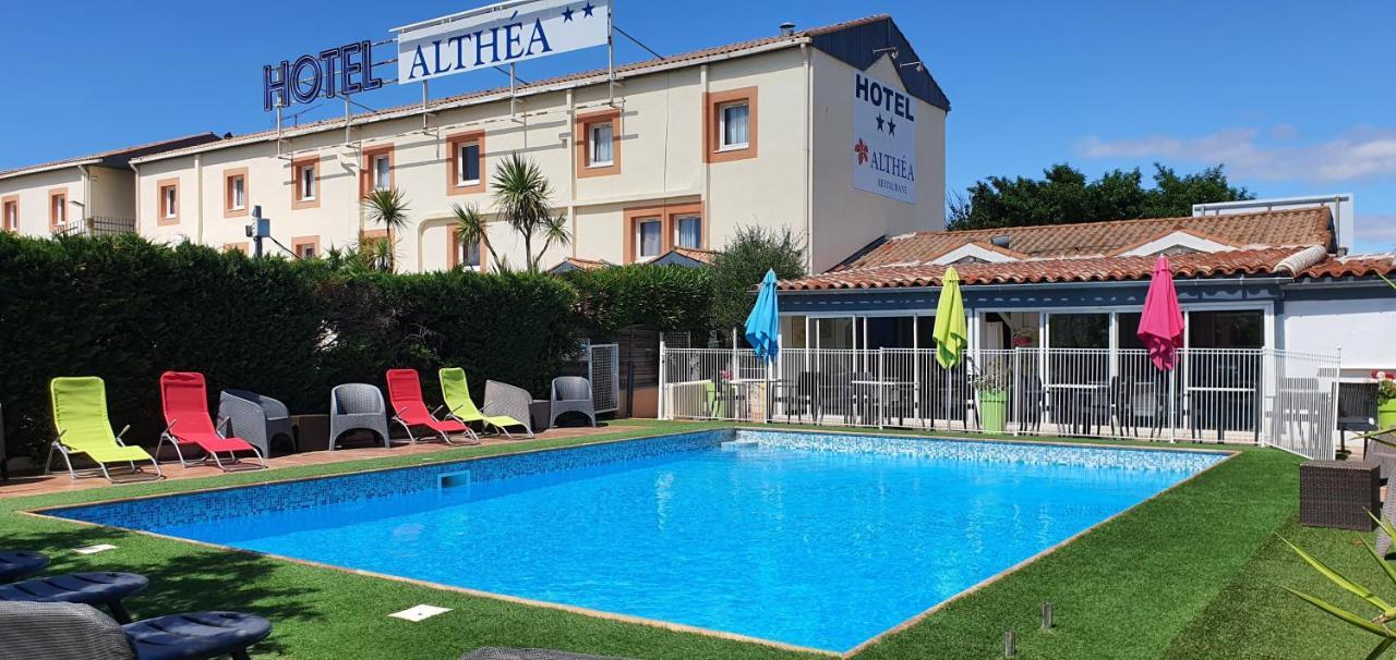 Hôtel Althea - Piscine et Sauna Béziers Exterior foto